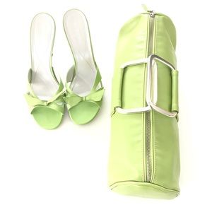 Bag and shoes are Shoes nice combo. Great price.